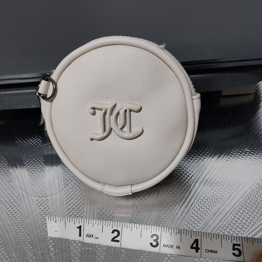 Juicy Couture Mini Bag Coin Purse Mini Wallet Circle Practical Cute NO CLIP ON